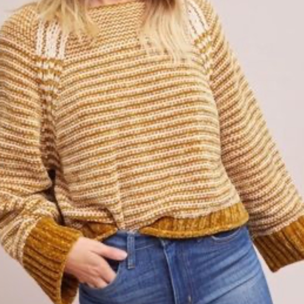 anthropologie loop knit moth sweater xs - Picture 1 of 5